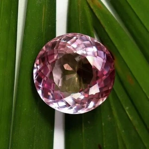 10.30 Ct AAA Natural Flawless Pink Morganite Loose Round Cut Gemstone Use Ring - Picture 1 of 5