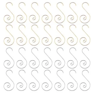 160 Pcs Christmas Ornament Hooks Stainless Steel Christmas Ornament Hangers X... - Picture 1 of 9