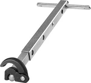 Pro Telescoping Basin Wrench with 3/8" to 1-1/4" Jaw Capacity, 10" to 17" Extend - Picture 1 of 7