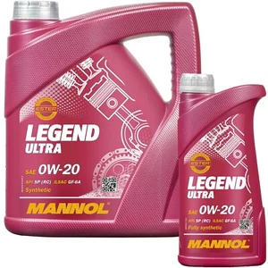 5 LITER MANNOL LEGEND ULTRA 0W-20 MOTORÖL API SP RC ILSAC GF-5A DEXOS1 GEN2 0W20 - Bild 1 von 2
