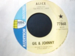 Gil & Johnny-Alice / Mama's little Baby 45 promo sunshine pop psyche Mint- - Imagen 1 de 2