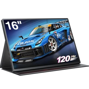 16 Inch 2K Portable Monitor 120Hz Gaming Monitor 16:10 USB-C Monitor 100%sRGB - Picture 1 of 12