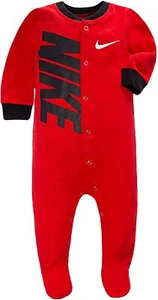 Mono Nike Swoosh con patas rojo universitario 6 meses - Imagen 1 de 2