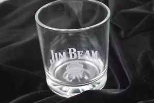Jim Beam Heavy Based Drink Glass Sports 3-D Theme Basketball Rocks Highball NICE - Picture 1 of 4