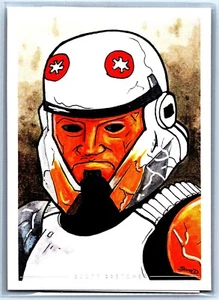 Captain Enoch Sketch Card - Scott Sketches Trading Card Print Fan Art - Picture 1 of 3