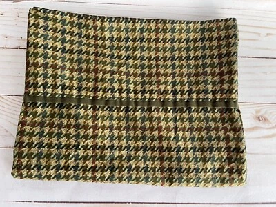 Ralph Lauren EDGEFIELD 1 标准枕套千鸟格格子橄榄色复古 — 第 1/3 张图片