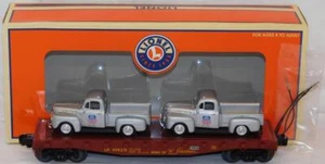 Lionel 6-17571 Union Pacific Flat Car w/ 2 Union Pacific Trucks 1/48 Standard O - Picture 1 of 15