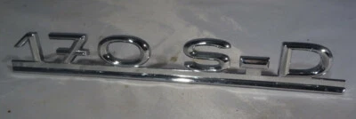 Mercedes Benz 170 S-D W 136 inscripción en tapa trasera Foto 1 de 4