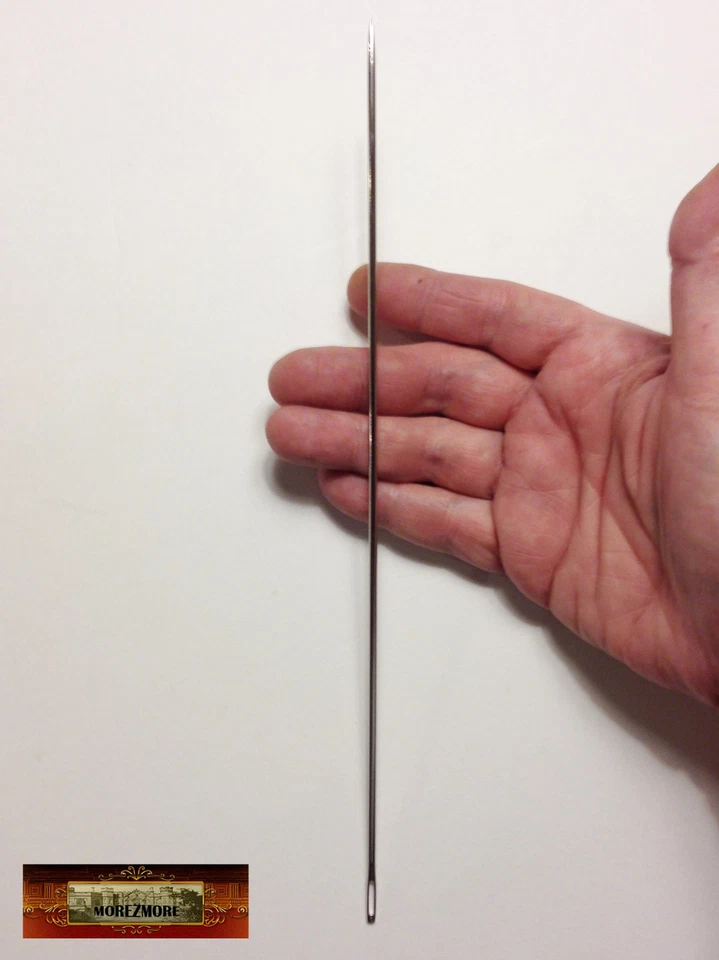 M00635 MOREZMORE 10" Aguja de Coser Extra Larga Muñeca Oso Tapicería Cuero Foto 1 de 1