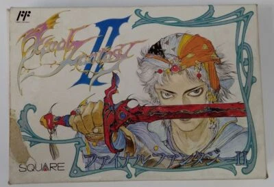 Nintendo Famicom FC Final Fantasy II 2 Japan Version w/ Box and Manual 9095 SP - Image 1 of 4
