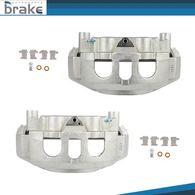 2Pcs Rear Disc Brake Calipers w/ Bracket For 2012 - 2021 NISSAN NV1500 - Image 1 of 4
