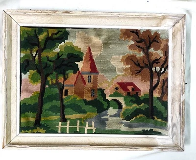 Tapisserie Canevas encadrée : paysage - Photo 1/3