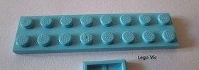 Lego 3034 Plate 2x8 Sky Blue du Belville 5961 MOC B16