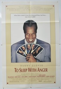 TO SLEEP WITH ANGER (1990) Original Filmplakat mit einem Blatt - Danny Glover - Bild 1 von 6