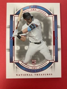 2024 Panini National Treasures Red #93 Connor Norby 10/75 Rookie Miami Marlins - Picture 1 of 1
