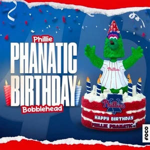 Phillie Phanatic Philadelphia Phillies Birthday Mascot Bobblehead #22/146 - Picture 1 of 2