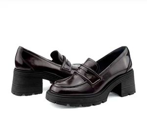 Jenn Ardor Damenschuhe klobige Halbschuhe Slipper Sohle bequem Freizeit mit Absatz 10M - Bild 1 von 10