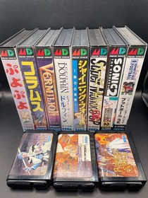 Sega Mega Drive 11 Game Set MD NTSC J Game Only Japan Import