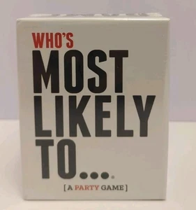 Who’s Most Likely To..A Party Game, 250 Cards,Group Question Game- New & Sealed - Picture 1 of 2