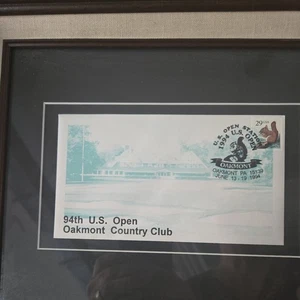 1994 US Open, Oakmont Country Club framed envelope with pictorial postmark - Picture 1 of 4