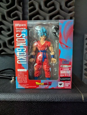 S.H.Figuarts Dragon ball Z Super Saiyan God SS Goku New  - Image 1 of 3