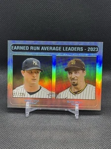 Gerrit Cole & Blake Snell 2024 Topps Heritage High # Silver Refractor 127/225 - Picture 1 of 2