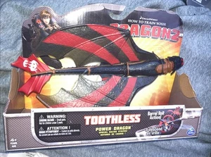 NEW DREAMWORKS DRAGONS TOOTHLESS ACTION DRAGON (Barrel Roll) (NEW) Old Stock - Picture 1 of 9