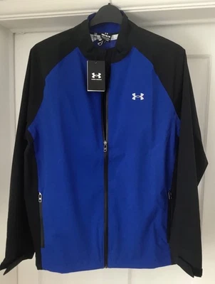 UNDER ARMOUR GOLF STORM PORTRUSH 2.0 ROYAL BLUE WATERPROOF GOLF JACKET MEDIUM - Image 1 of 4