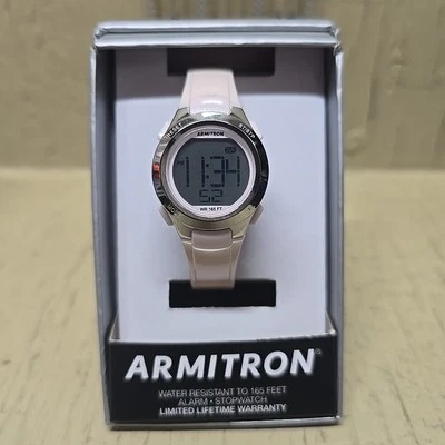 Reloj digital para mujer Armitron 45/7042PPKTC WR165FT correa rosa alarma cronómetro Foto 1 de 4