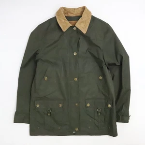 Lauren Ralph Lauren Waxed Cotton Coat Jacket Womens Size Medium - Picture 1 of 5