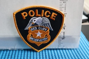 tribal indian police patch RED CLIFF RESERVATION  POLICE WISCONSIN - Picture 1 of 1