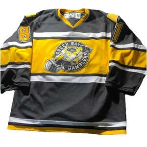 Green Bay Gamblers Trikot Herren Gr. MED schwarz USHL Hockey KI Sportswear 81 Jelavic - Bild 1 von 7