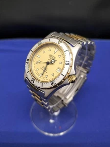 TAG Heuer 974.013 Men's Watch Gold Dial Not Working - Picture 1 of 17