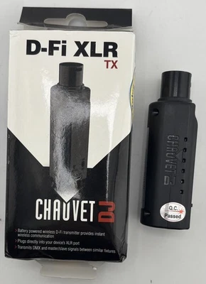 CHAUVET DJ D-FI XLR TX WIRELESS TRANSMITTER PLUG DFIXLRTX - Image 1 of 2