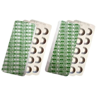 BLUEFIXX.DE Steinbach 079010 Ersatztabletten für pH-Wert und freies Chlor, 60 Stück 079010RE