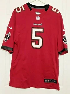 Nike NFL Men's Size Large On Field Tampa Bay Buccaneers #5 Josh Freeman Jersey - Picture 1 of 11