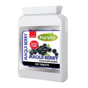 120 Bacche di Maqui FORTE 2000mg Antiossidante + Perdita di Peso + Salute Digestiva UK - Foto 1 di 1