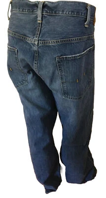 Pantalones de mezclilla azul Polo Ralph Lauren 100 % algodón 50x32 peto Foto 1 de 4