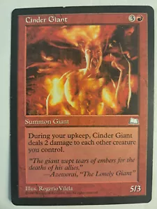 Cinder Giant - Weatherlight Magic LP MTG MENGENRABATT - Bild 1 von 1