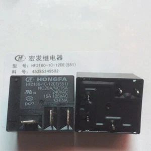 1PC HF2160-1C-12DE 12VDC 15A 240VAC Power Relay 5 Pins #T10* - Picture 1 of 4