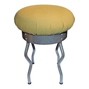 Vintage IKEA Sweden Uri Stool by Per Ivar Ledang 1995 Lime Green Wavy Legs Rare - Picture 1 of 11