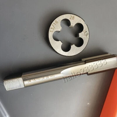 13/16" - 28UNF HSS Tap And Die Set Machine Thread Tap And Round Thread Die - Image 1 of 4