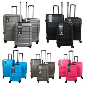 Hard Shell ABS Small, Medium, Large Suitcase Lightweight Durable 4Wheeler - Picture 1 of 26