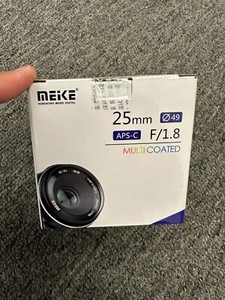 Meike 25mm F1.8 Sony E-mount APS-C Large Aperture Wide Angle Manual Focus Lens 