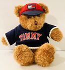 Vintage Tommy Hilfiger Teddy Bear Plush Stuffed Animal Tommy Sweater And Cap 16”