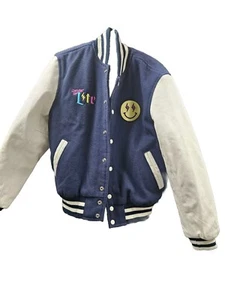 J. Balvin x Miller Lite Jacket Blue White Varsity Rare! - Picture 1 of 6