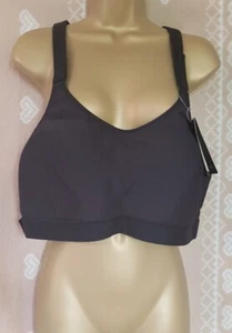 SYROKAN Women's Plus Size Wirefree Full Support High Impact Sports Bra Padded - Picture 1 of 12