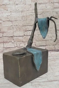 Salvador Dali "Persistence of Memory" Bronze Sculpture Hot Figurine Figure Decor - Picture 1 of 10