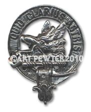 Art Pewter Baillie Clan Crest Badge Brooch Highlands Scotland