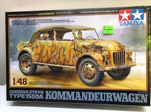 Tamiya 32553 1/48 Scale WWII German Steyr 1500A Kommandeurwagen - Picture 1 of 5